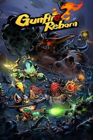 cover art of the game Gunfire Reborn, the main cast of character fighting a horde of monsters